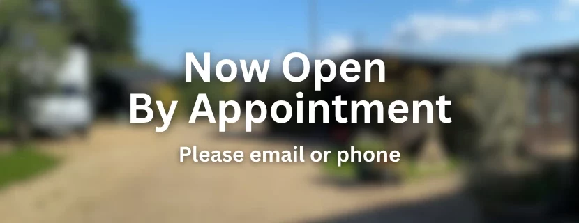 Open By Appointment!